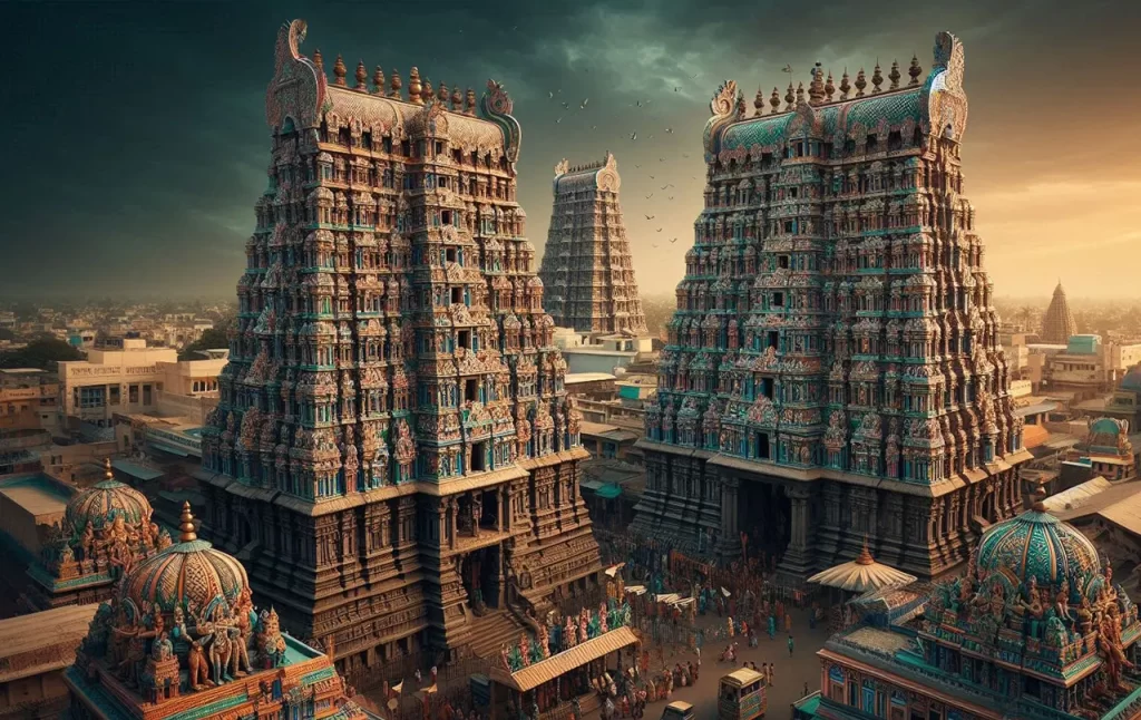 Meenakshi Amman Temple Madurai-This iconic Hindu temple